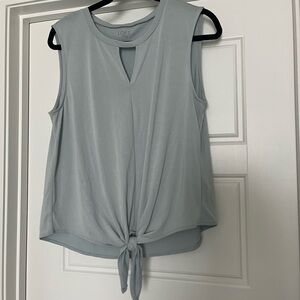LOFT Sleeveless Tank Top with Tie Front